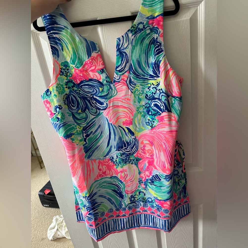 Lilly Pulitzer romper! Worn once, fun print!